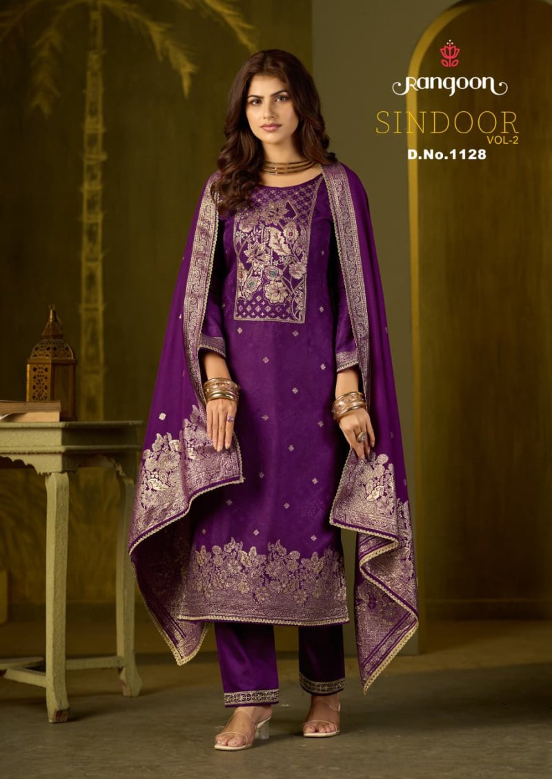 Sindoor Vol 2 By Rangoon Dola Russian Kurti With Bottom Dupatta